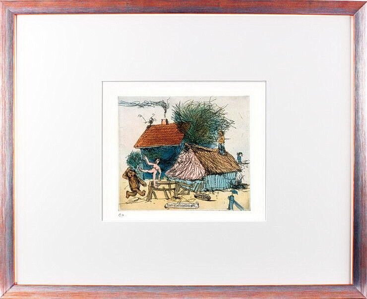 janosch-bad-zwischenahn-gerahmt-kunst-radierung janosch-bad-zwischenahn-gerahmt-kunst-radierung