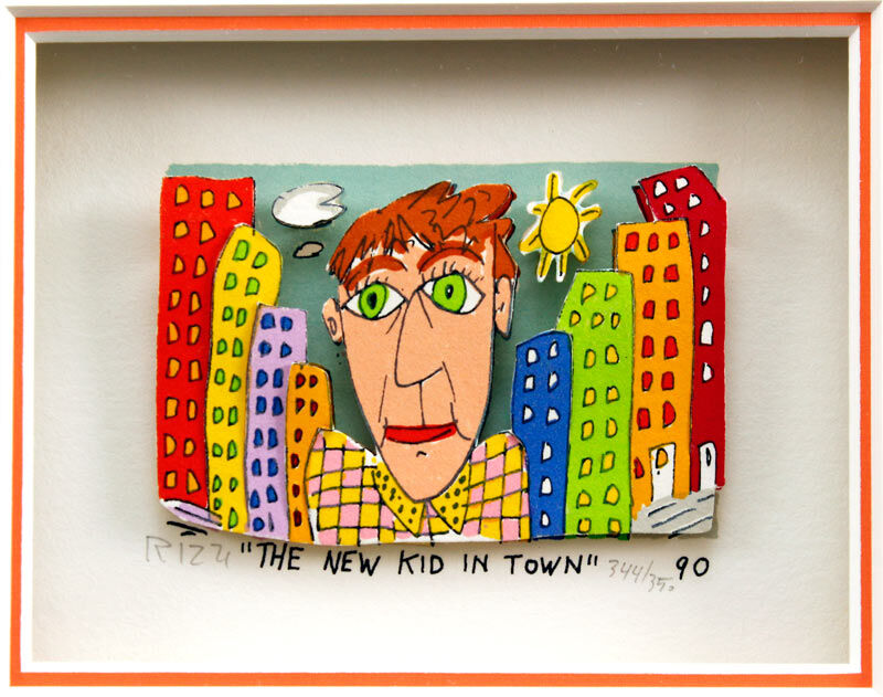 james-rizzi-the-new-kid-in-town-alu-gerahmt-detail james-rizzi-the-new-kid-in-town-alu-gerahmt-detail