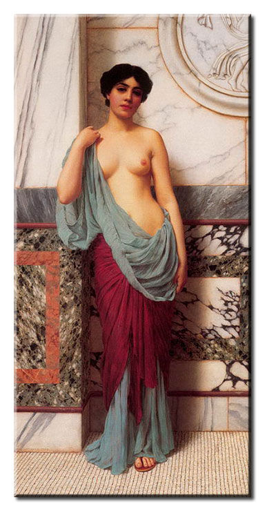 John William Godward Bilder - In der Therme II-80 x 160 cm