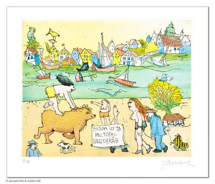 janosch-husum-ist-so-schraeg-ungerahmt-kunst-radierung janosch-husum-ist-so-schraeg-ungerahmt-kunst-radierung