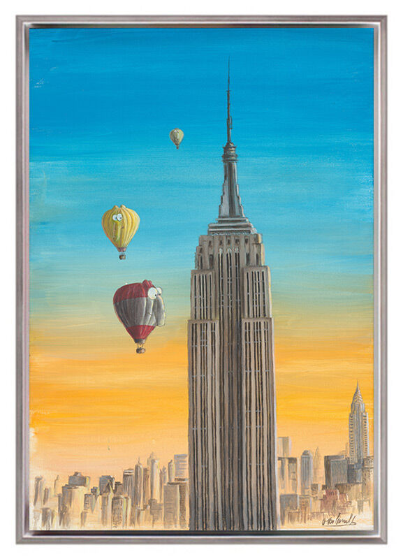otto-waalkes-aliens-in-new-york-gerahmt-city-ny-ottifant otto-waalkes-aliens-in-new-york-gerahmt-city-ny-ottifant