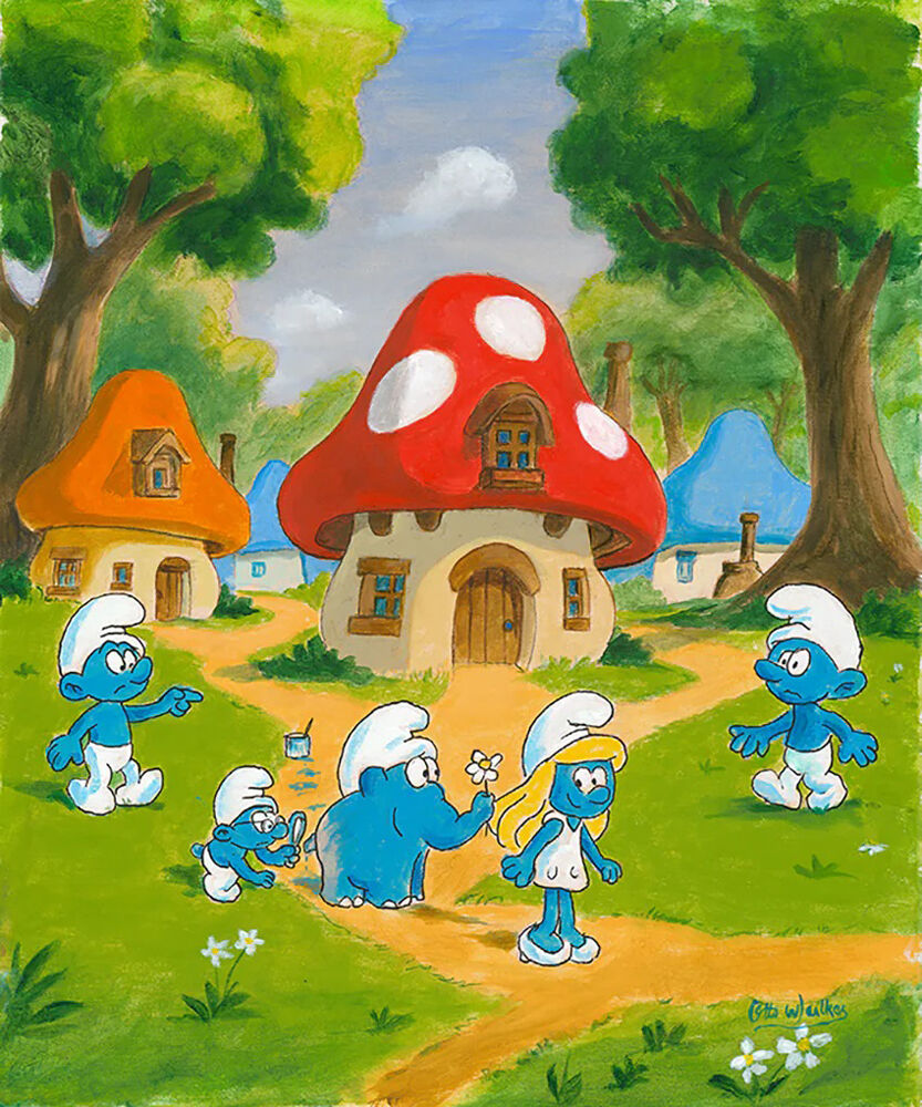 otto-waalkes-blauer-sucht-frau-ungerahmt