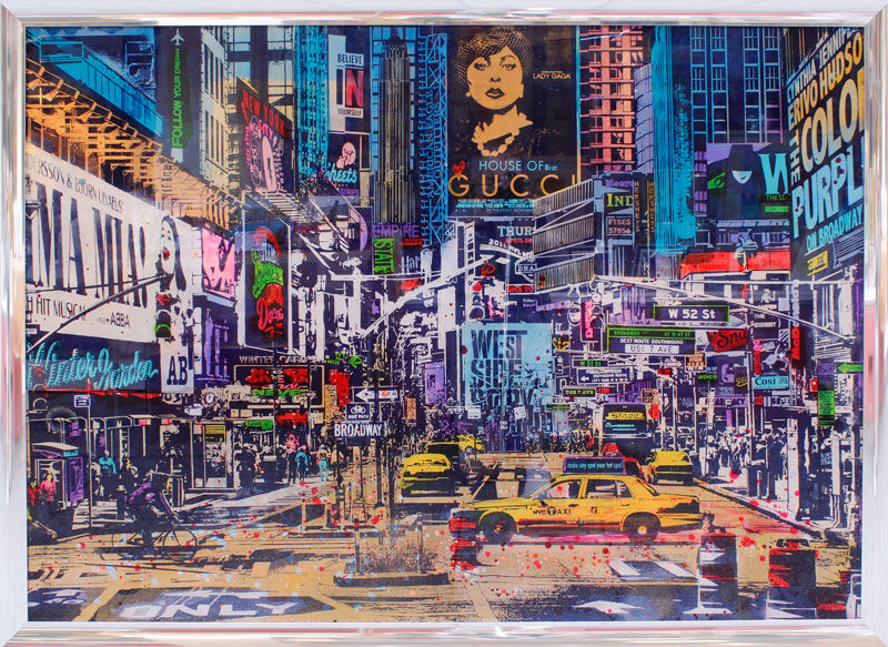 Sandra-Rauch-New-York-Times-Square-gerahmt