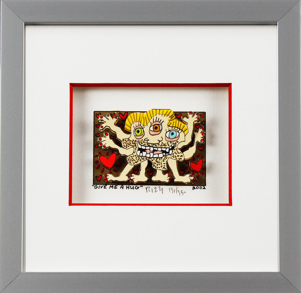 james-rizzi-give-me-a-hug-gerahmt-aluminium