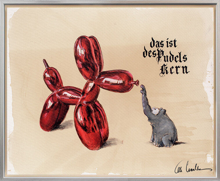 otto-waalkes-des-pudels-kern-i-gerahmt-jeff-koons otto-waalkes-des-pudels-kern-i-gerahmt-jeff-koons