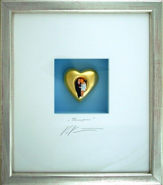 Kühn, Traumpaar, Liebe, Hochzeit, Geschenk  Volker Kühn Bilder - Traumpaar - orig. 3D-Bildobjekt