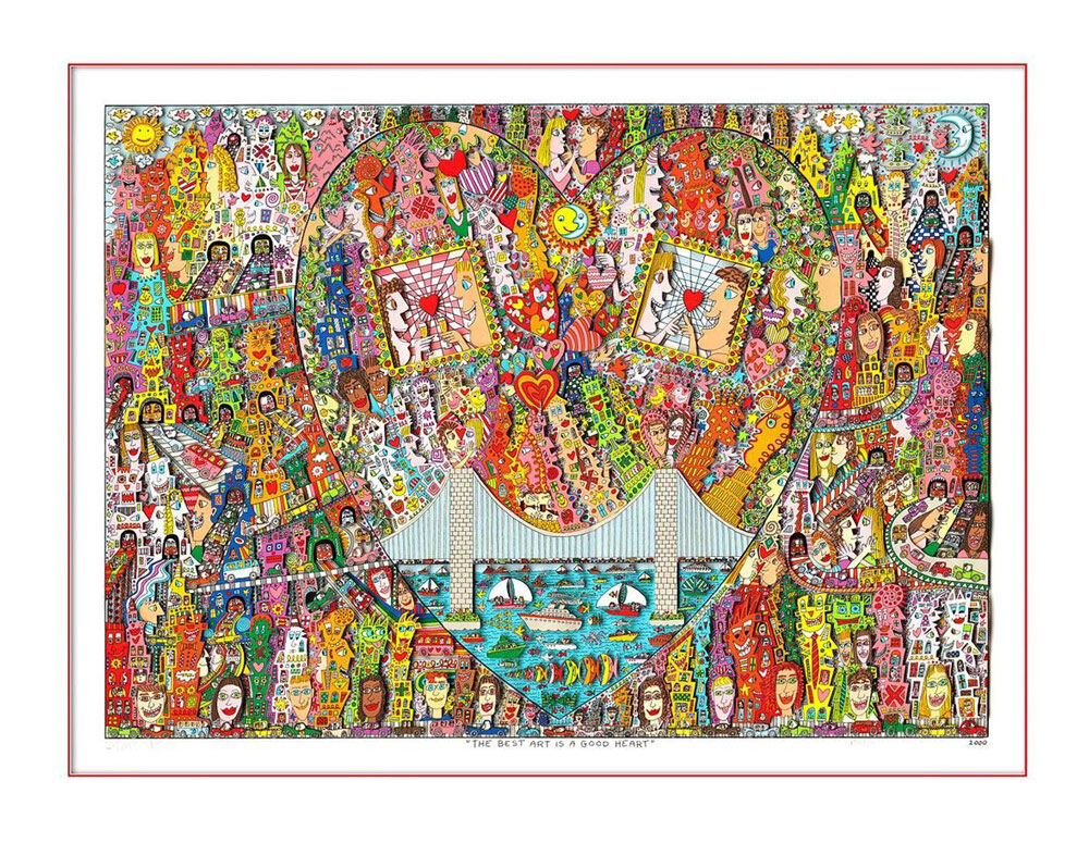 James-Rizzi-The-best-Art-is-a-good-Heart-ungerahmt