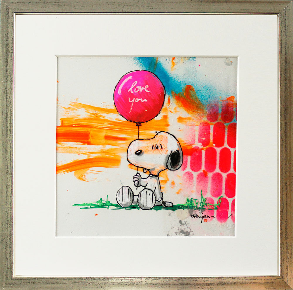 andrea-ottenjahn-snoopy-love-you-gerahmt
