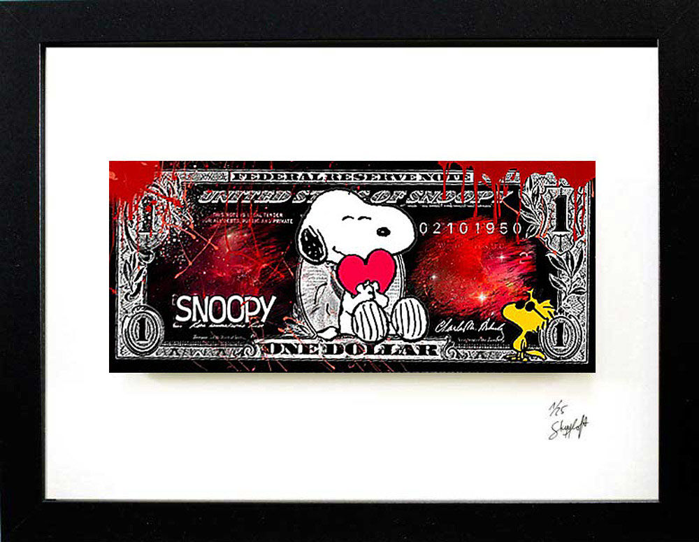 skyyloft-snoopy-love-dollar-gerahmt