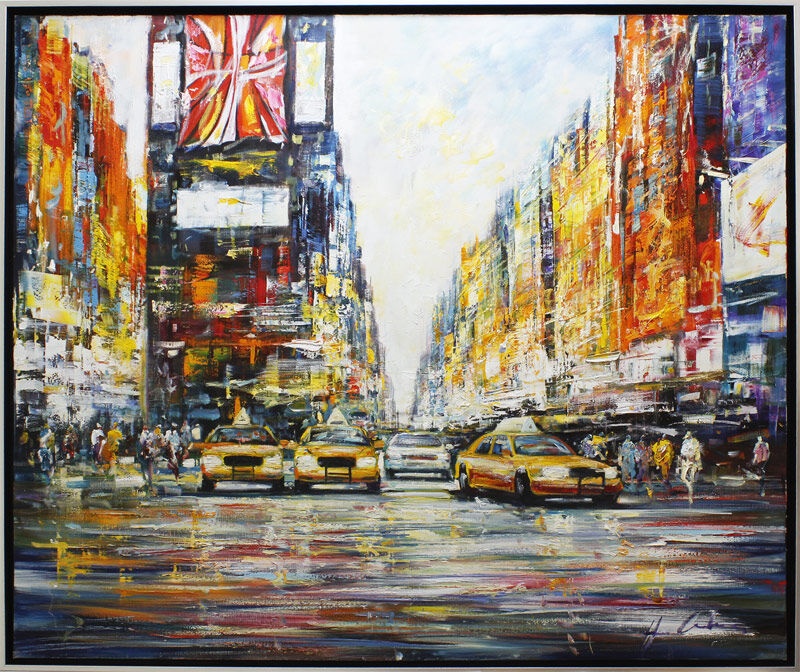 Christian Henze - Times Square - original Gemälde auf Leinwand