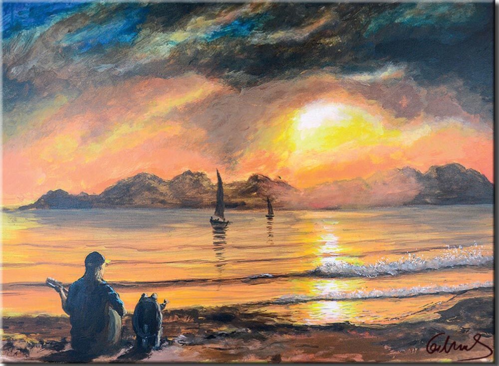 otto-waalkes-beach-boys-in-the-sunset-ungerahmt