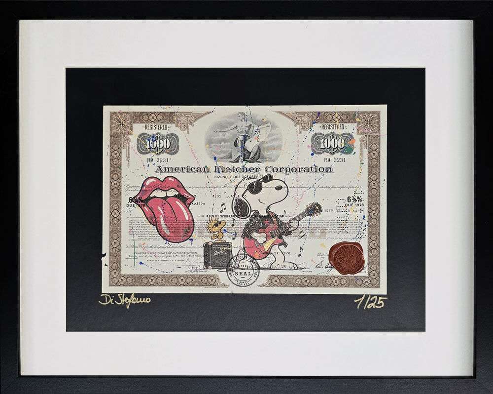 di-stefano-rolling-stones-snoopy-gerahmt