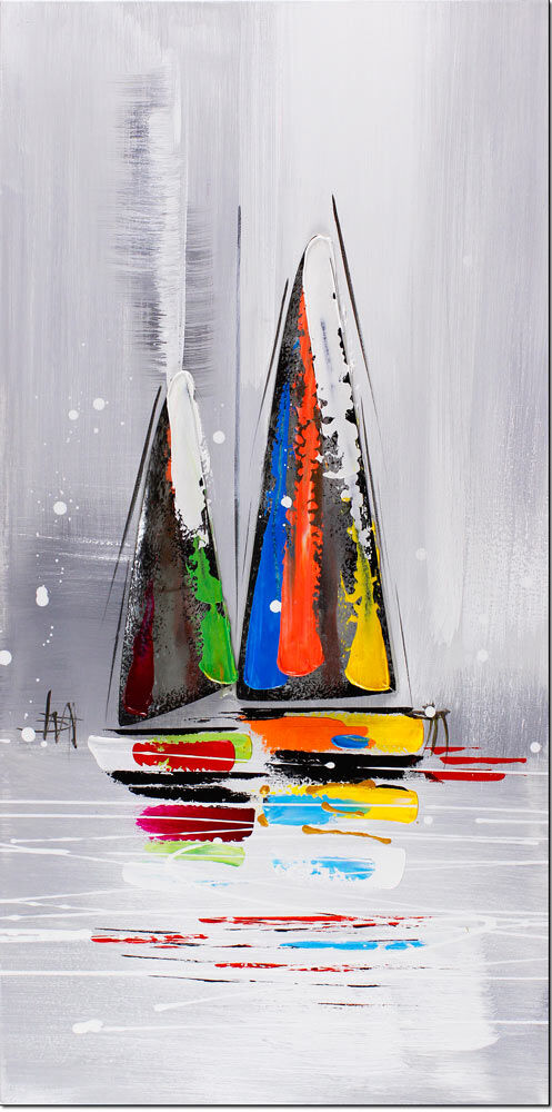 Mischtechnik-Segelboote-II Mischtechnik-Segelboote-II