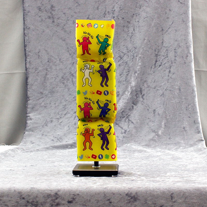 Ad van Hassel - ART CANDY TOFFEE - POP ART COMMUNICATION IN A CANDY gelb - original handgemachte ART CANDY SKULPTUR Ad van Hassel - ART CANDY TOFFEE - POP ART COMMUNICATION IN A CANDY gelb - original handgemachte ART CANDY SKULPTUR