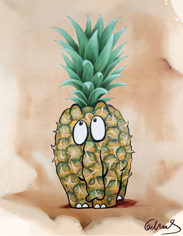 otto-waalkes-painaeppel-ungerahmt-ananas otto-waalkes-painaeppel-ungerahmt-ananas