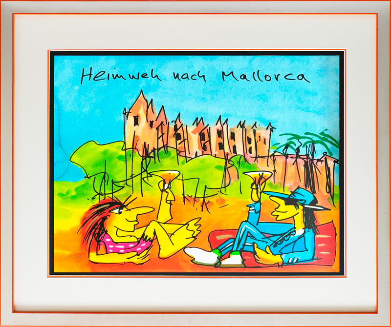 udo-lindenberg-heimweh-nach-mallorca-gerahmt-silber-orange-2024