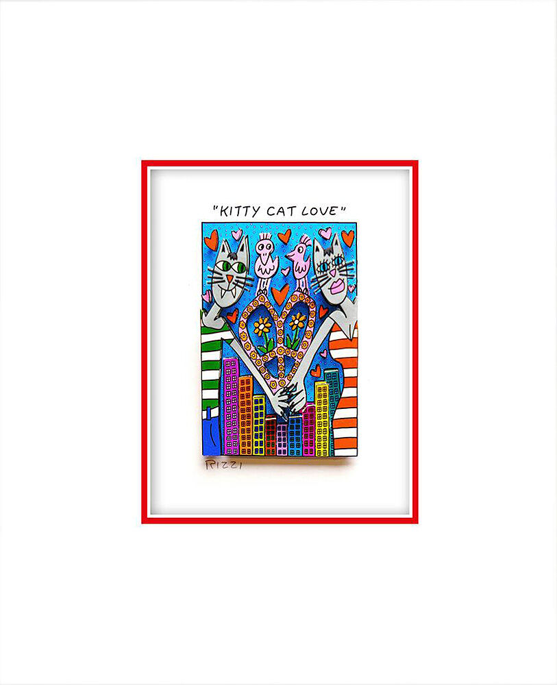 james-rizzi-kitty-cat-love-ungerahmt