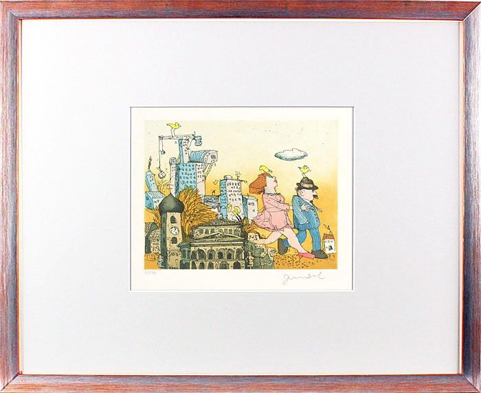 janosch-frankfurt-am-main-gerahmt-kunst-radierung janosch-frankfurt-am-main-gerahmt-kunst-radierung