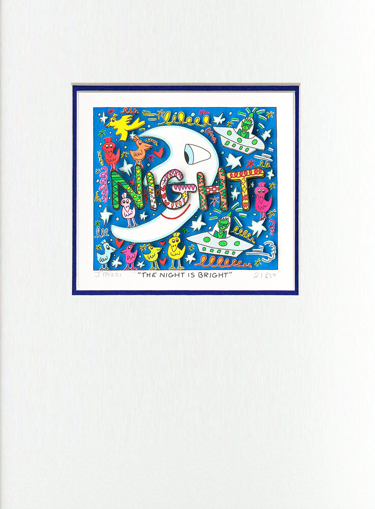 james-rizzi-the-night-is-bright-ungerahmt
