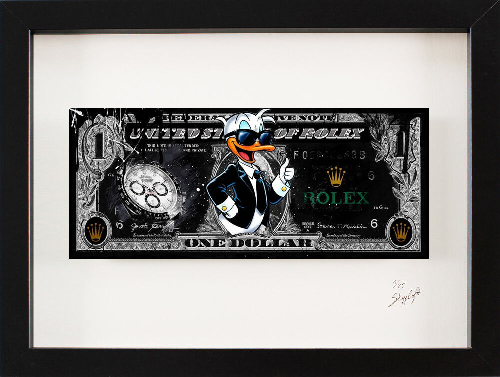 skyyloft-black-rolex-dollar-gerahmt