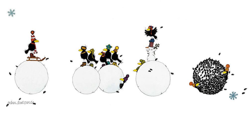 michael-ferner-original-schneedohlen-ungerahmt