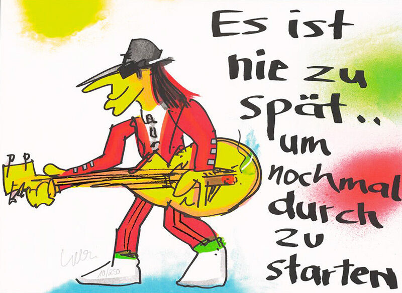 udo-lindenberg-es-ist-nie-zu-spät-edition-2022-ungerahmt-kunst-siebdruck