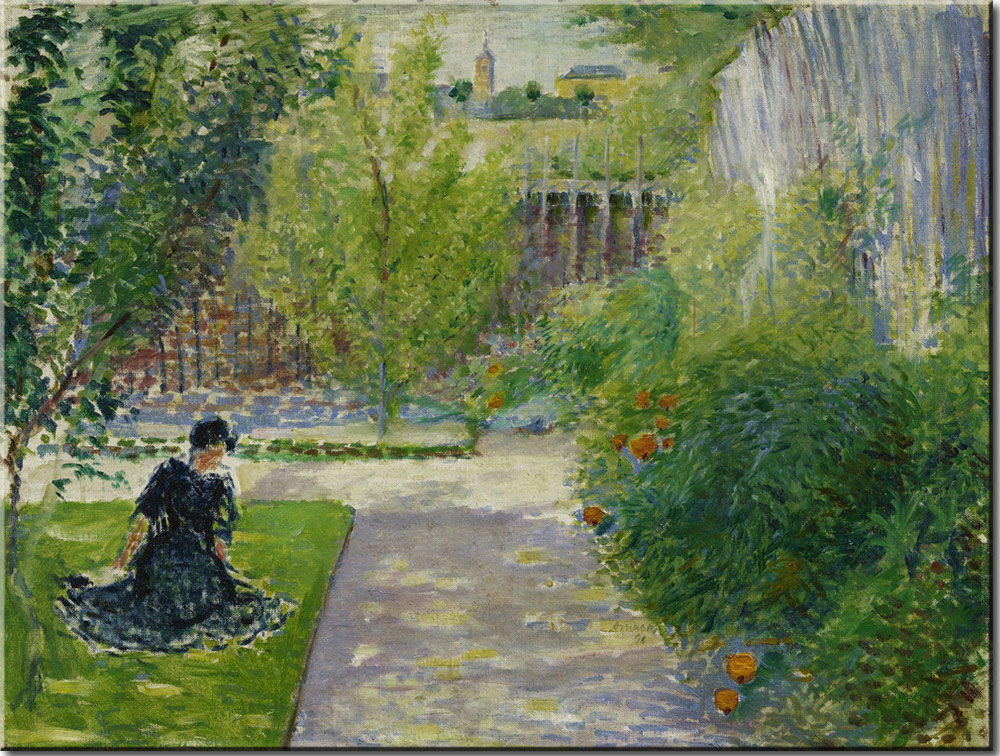 August-Macke-Sonniger-Garten August-Macke-Sonniger-Garten