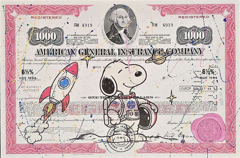 di-stefano-space-snoopy-ungerahmt