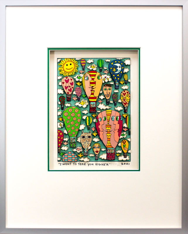 james-rizzi-i-want-to-take-you-higher-gerahmt james-rizzi-i-want-to-take-you-higher-gerahmt