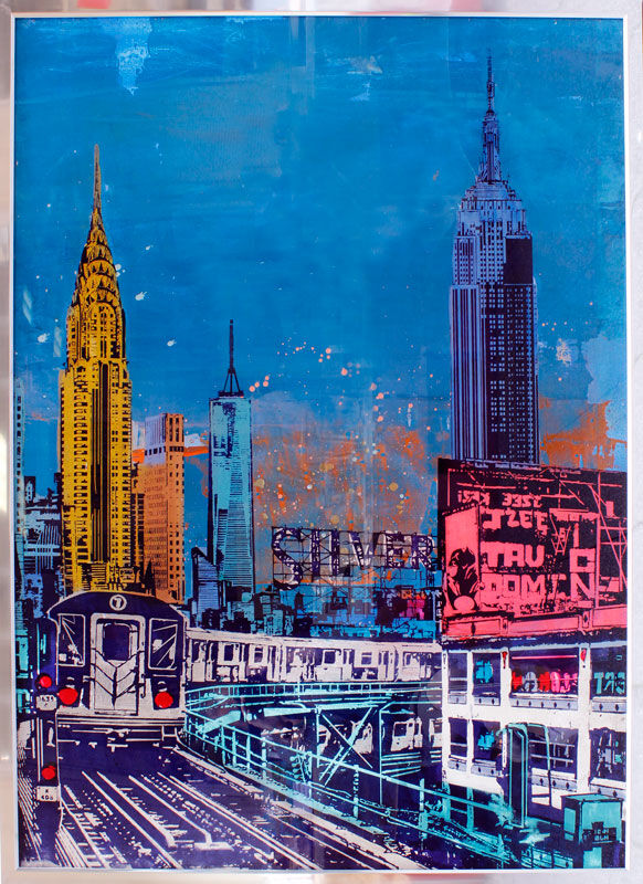 Sandra-Rauch-New-York-Times-Subway-gerahmt Sandra-Rauch-New-York-Times-Subway-gerahmt