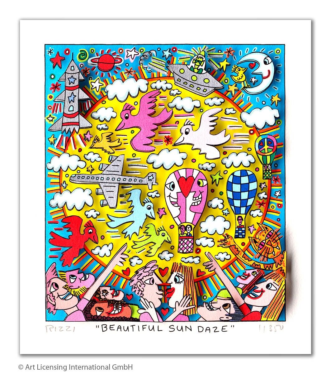 james-rizzi-beautiful-sun-daze-ungerahmt-kunst-3d