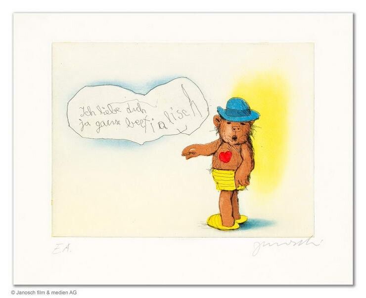 janosch-ich-liebe-dich-ja-ganz-bestialisch-ungerahmt-kunst-radierung janosch-ich-liebe-dich-ja-ganz-bestialisch-ungerahmt-kunst-radierung