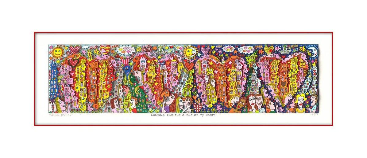 james-rizzi-looking-for-the-apple-of-my-heart-ungerahmt-kunst-3d james-rizzi-looking-for-the-apple-of-my-heart-ungerahmt-kunst-3d