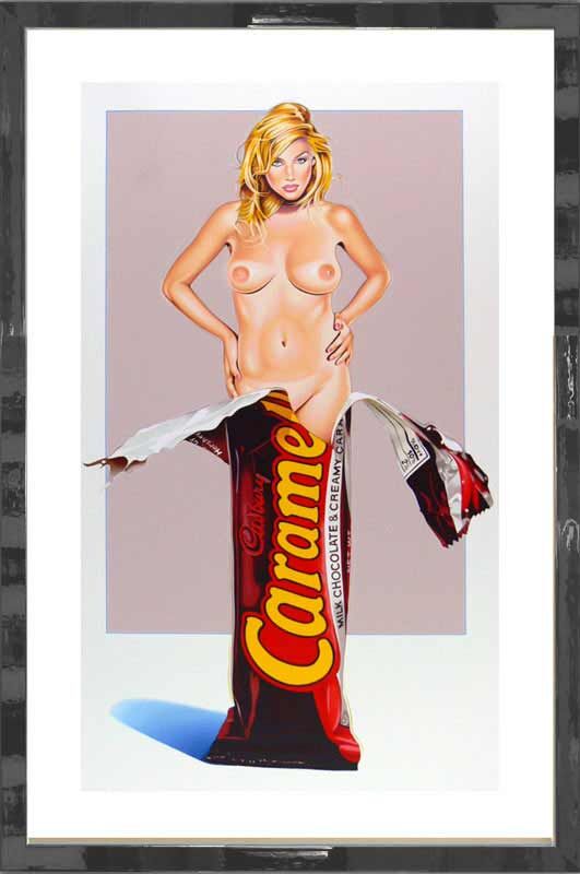 mel-ramos-caramia-caramello-gerahmte-version mel-ramos-caramia-caramello-gerahmte-version