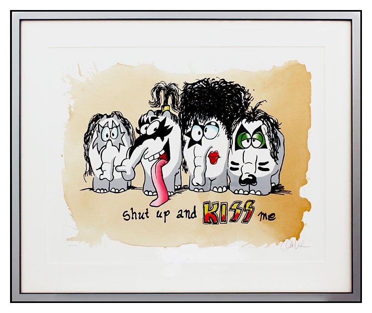 otto-waalkes-shut-up-and-kiss-me-gerahmt-paul-stanley-ottifant-rock