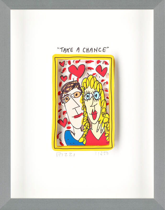 james-rizzi-take-a-chance-gerahmt james-rizzi-take-a-chance-gerahmt