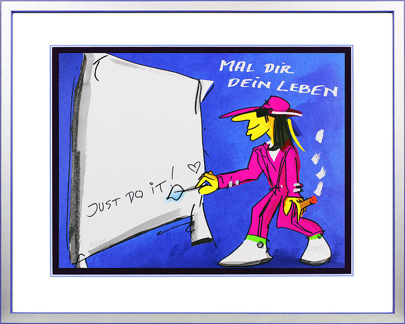 udo-lindenberg-mal-dir-dein-leben-just-do-it-gerahmt-silber-blau udo-lindenberg-mal-dir-dein-leben-just-do-it-gerahmt-silber-blau