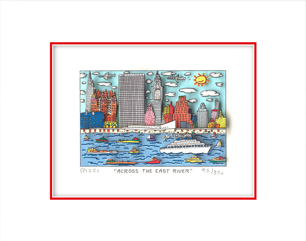 james-rizzi-across-the-east-river-ungerahmt