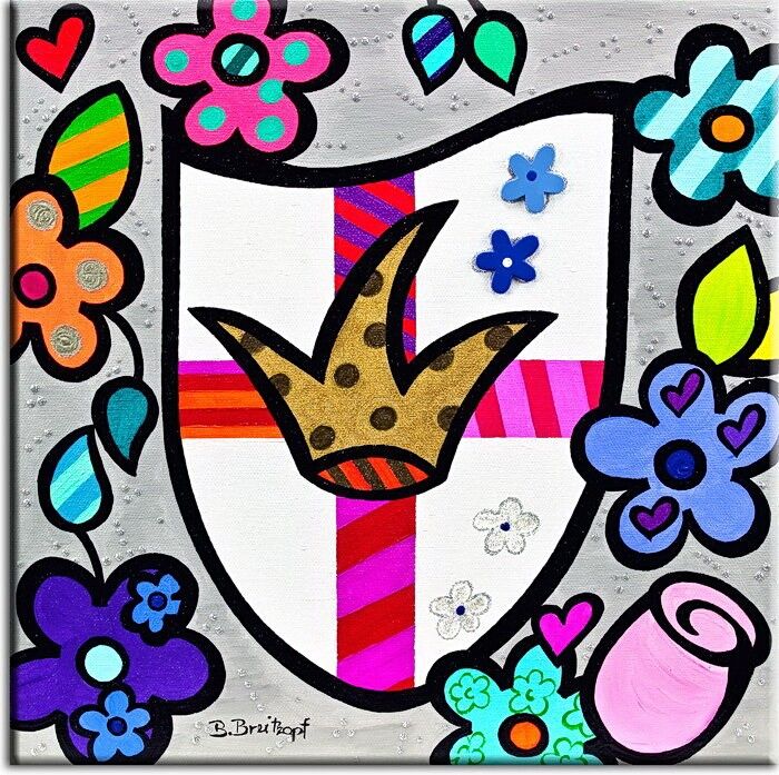 Bettina Breitkopf Koblenz Wappen Bettina Breitkopf Pop Art Koblenz Wappen