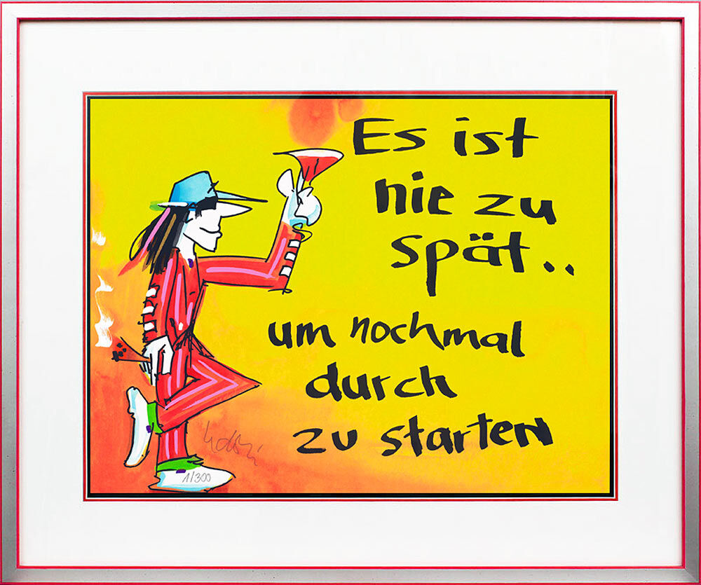 udo-lindenberg-es-ist-nie-zu-spaet-um-nochmal-durch-zu-starten-gerahmt-silber-rot