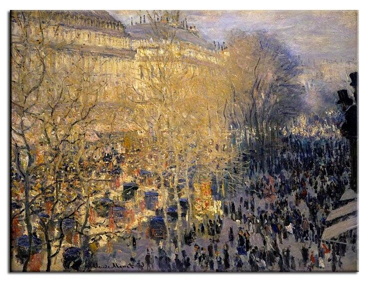 Claude Monet - Der Boulevard des Capucines Claude Monet Bilder - Der Boulevard des Capucines-30 x 40 cm