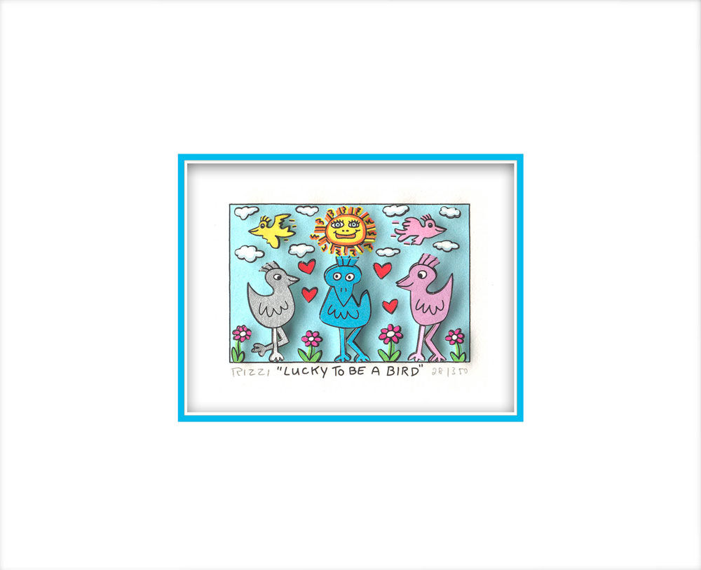 james-rizzi-lucky-to-be-a-bird-ungerahmt james-rizzi-lucky-to-be-a-bird-ungerahmt