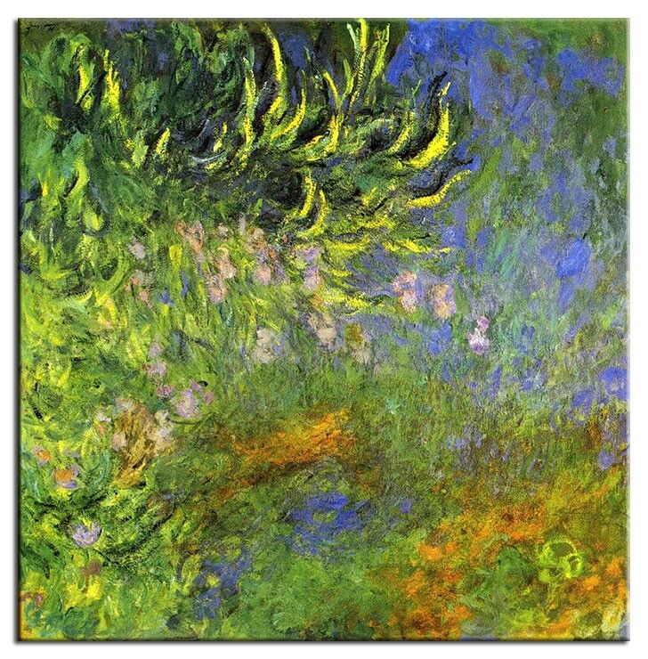 Claude Monet - Iris am Seerosenteich Claude Monet Bilder - Iris am Seerosenteich