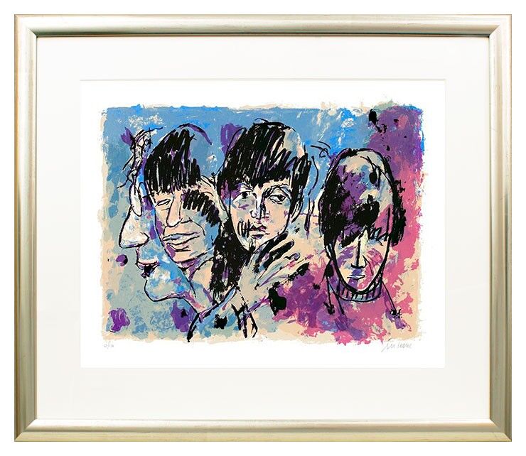 Armin Mueller-Stahl. The Beatles - Twist And Shout gerahmt Armin Mueller-Stahl - The Beatles - Twist and shout - Original Siebdruck - limitiert und handsigniert