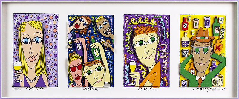 james-rizzi-drink-drink-and-be-merry-detail1 james-rizzi-drink-drink-and-be-merry-detail1