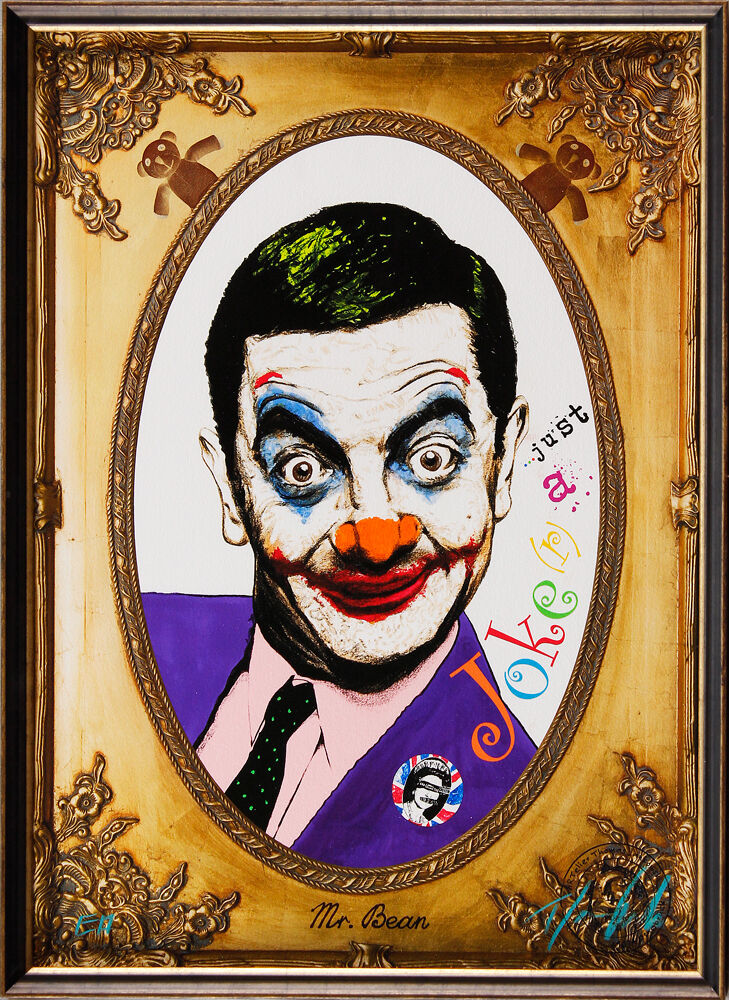 thomas-jankowksi-mr-bean-joker-gerahmt