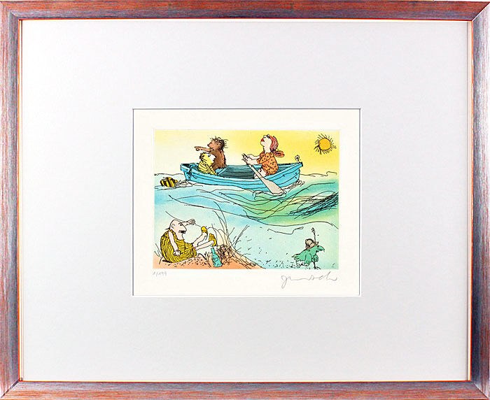janosch-es-schwankt-das-meer-die-sonne-sinkt-gerahmt-kunst-radierung janosch-es-schwankt-das-meer-die-sonne-sinkt-gerahmt-kunst-radierung