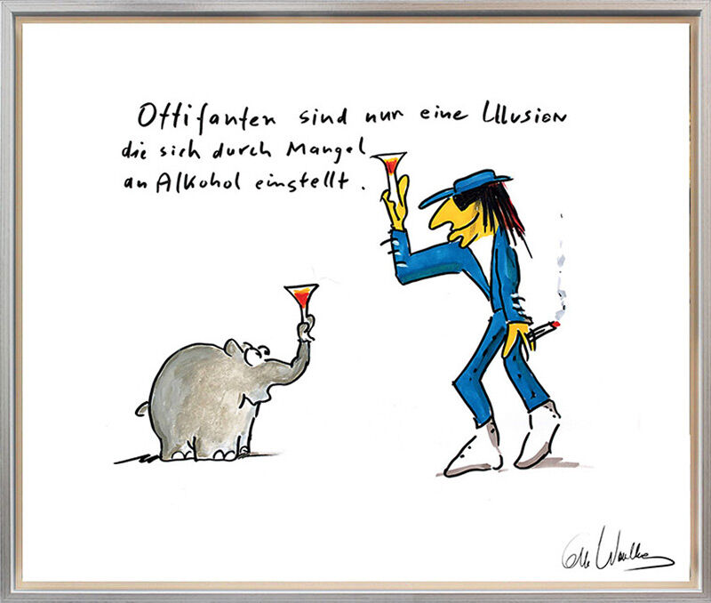 otto-waalkes-illusion-iii-gerahmt-udo-lindenberg-ottifant otto-waalkes-illusion-iii-gerahmt-udo-lindenberg-ottifant