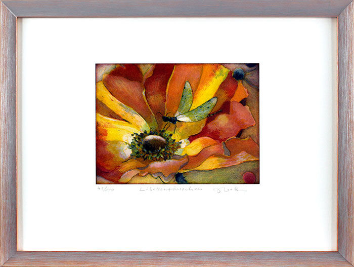 jutta-votteler-libellentaenzchen-gerahmt-kunst-farbradierung jutta-votteler-libellentaenzchen-gerahmt-kunst-farbradierung