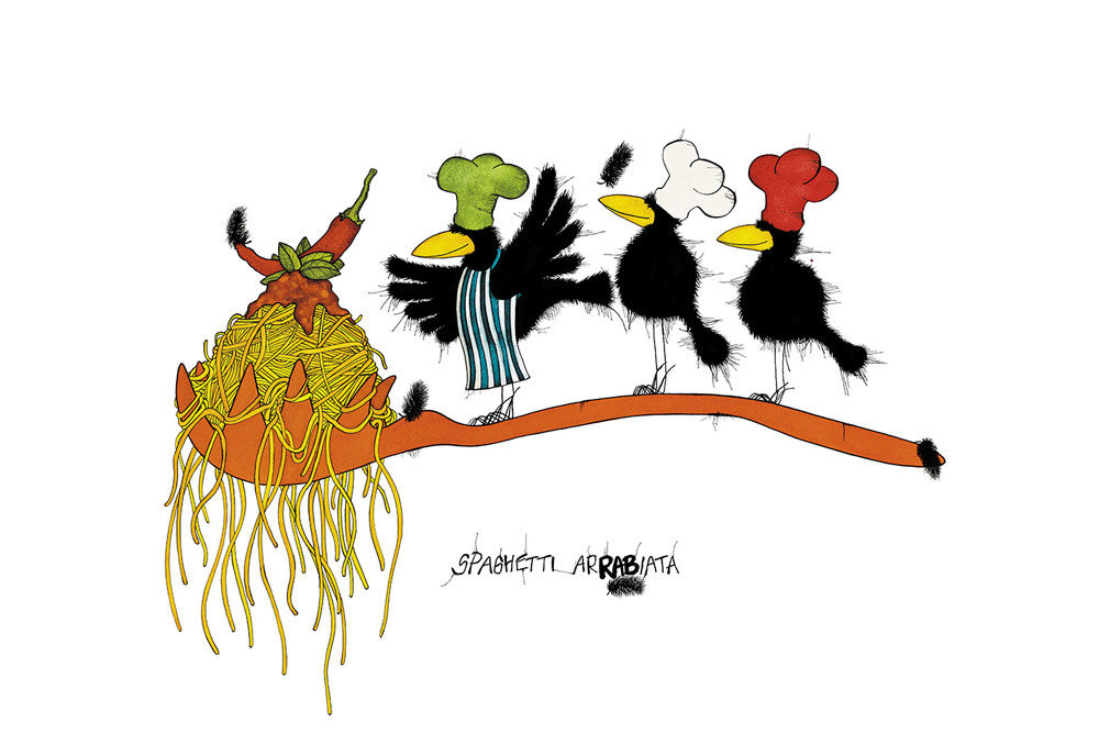 michael-ferner-spaghetti-arrabiata-ungerahmt